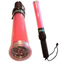 Signallampa, Batong, Röd med vitt sken i gaveln, L:26cm