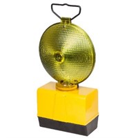 Lykta för varning, LED-Star V2, 2-sidig, Gul, blinkande sken