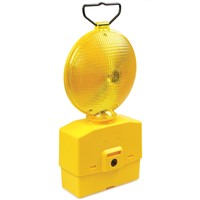 Varningslykta 2-sidig med blinkande gult sken V1