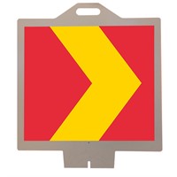 X1 N3F Plastskylt med handtag, Höger, 600x600