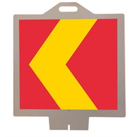 X1 N3F Plastskylt med handtag, 600x600