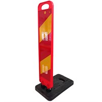 X3 Speedy 1000,11kg, vikbar sidomarkeringsskärm 2-sid H/V, KNAPP-fäste