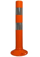 Trafikrör Flexipost, orange, Ø80mm, 750mm PUR