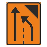 F25 N3F Körfält upphör, hö till vä, plast, 800x1000mm