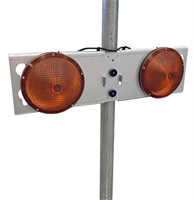 Växelvis blinkande lyktor, kit med knappfäste