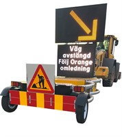 TMA-trailer Skorpionen med ljuspil samt uppkopplad fullfärgs-VMS