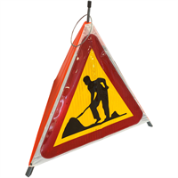 Varningstält A20 "Vägarbete"" inkl. väska"