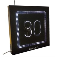 LED-skylt 12-24V E13 V2 20-90km/h 780x780 (Budskap: 600x600)