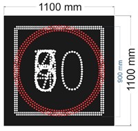 Hastighetspåminnare VMS stor