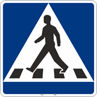 B3 Övergångsställe, Herr Gårman, N3, 2-sid. plan alu för toppmontage