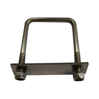 Klammer M8 60x90 för montering av Takskylt på lastbåge