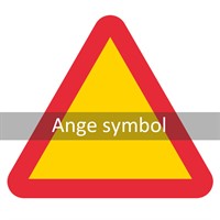 Vägmärke A0, 3, Normal Plast