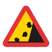 Vägmärke A12-1, 3N, plastskylt