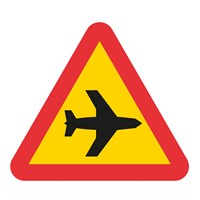 Vägmärke A23-2, 3N, plastskylt