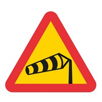 Vägmärke A24-1, 3N, plastskylt