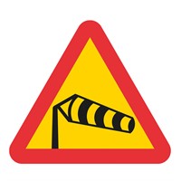 Vägmärke A24-2, 3N, plastskylt