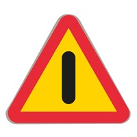 Vägmärke A40, 3, Stor Plast