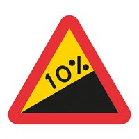 Vägmärke A4, 3N, plastskylt