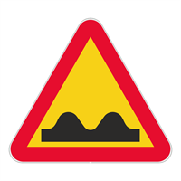 Vägmärke A8 N3 plastskylt