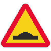 Vägmärke A9-1, N3 plastskylt