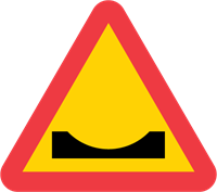 Vägmärke A9-2, N3 plastskylt