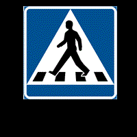 Tillfälligt vägmärke B3, N3, BX-plåt, Ej CE märkt