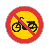 C11 N3 Förbudsmärke, plast