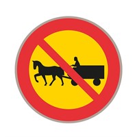 C12 N3 Förbudsmärke, plast