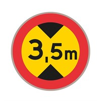 C17 N3 Förbudsmärke, plast