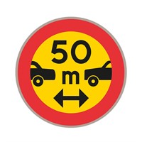 C19 N3 Förbudsmärke, plast