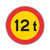 C20 N3 Förbudsmärke, plast