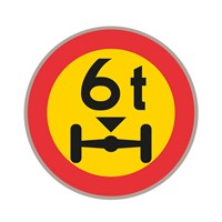 C23 N3 Förbudsmärke, plast