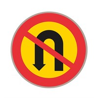 C26 N3 Förbudsmärke, plast