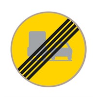 C30 N3 Förbudsmärke, plast