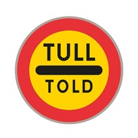 C33 N3 Förbudsmärke, plast