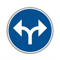 D1-8 N3 Vägmärke plast Påbjuden körriktning