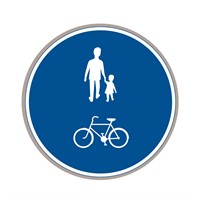 D6 N3 Påbudsmärke i plast