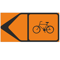 F34 liten, vänster med infälld S8, orange 3F 400x200 plast