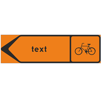 F34 vänster med infälld S8, orange 3F "ange text" 1050x300 plast